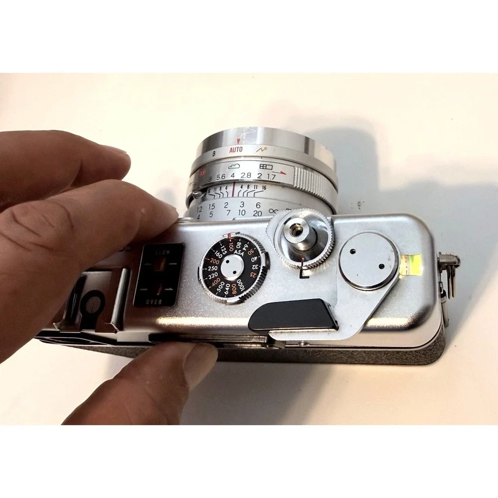 Yashica Electro 35 GSN 45mm f/1.7 35mm Film Spider-Man Rangefinder Camera Flash